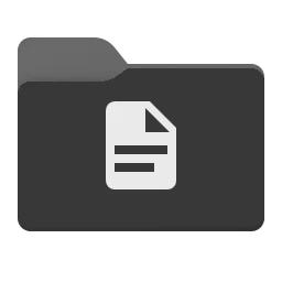 Black folder icons for Windows, Two-tone