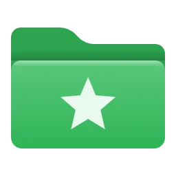 Green folder icons for Windows, Modern
