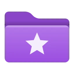 Purple folder icons for Windows, Modern