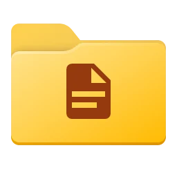 Yellow folder icons for Windows, Two-tone